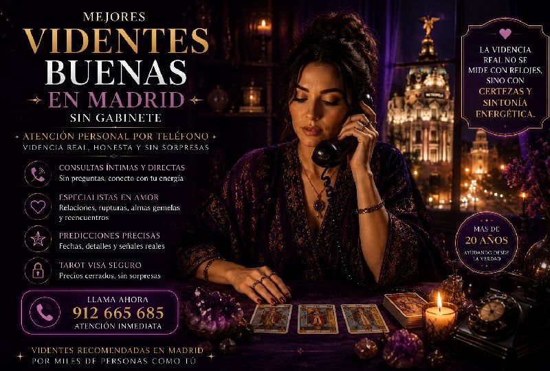 Videntes Buenas Madrid: Guía para evitar engaños telefónicos en la capital 3 identes buenas madrid recomendadas que atienden personalmente por teléfono